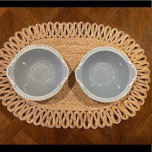Set of small bowls/dishes. Harker Pottery.